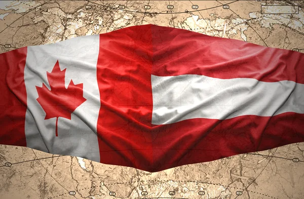 Rakousko a Kanada — Stock fotografie