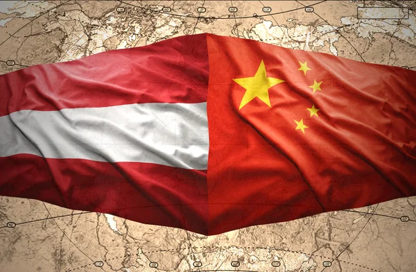 Austria and China — Stock Photo, Image