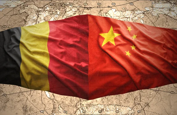 Belgium and China — Stock Photo, Image