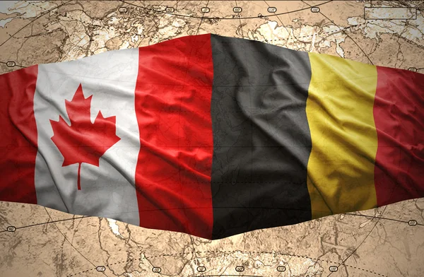 Belgium and Canada — Stock Photo, Image