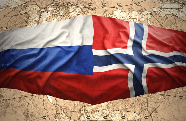 Norvegia e Russia — Foto Stock