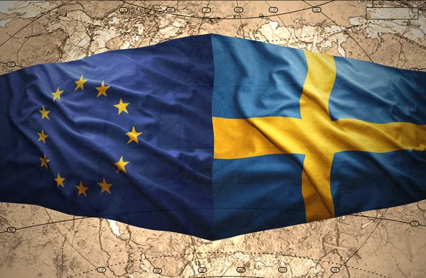 Швеция и Европейский союз — стоковое фото
