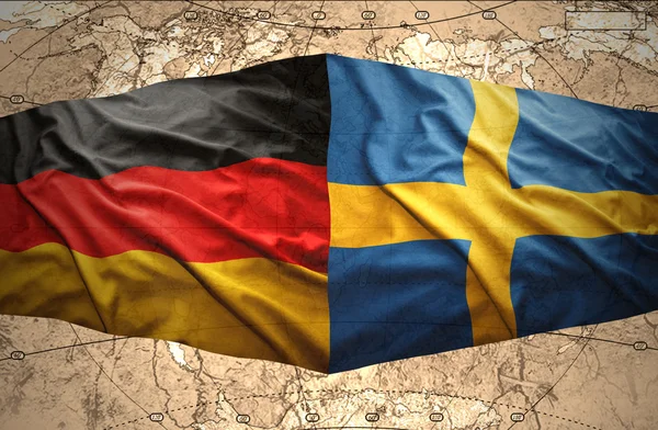 Szwecja i Niemcy — Zdjęcie stockowe