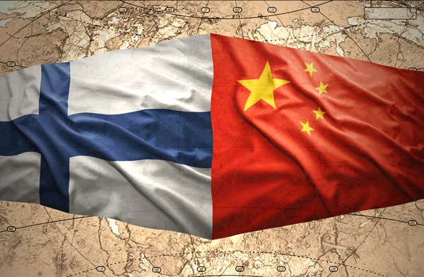 Finland and China — Stock Photo, Image