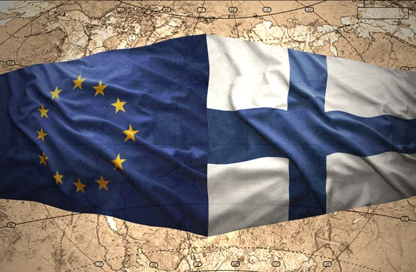Finland and European Union — Stock Photo, Image