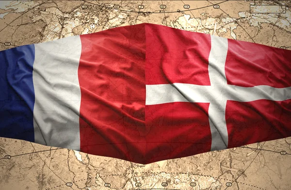 Denmark and France — Stock Photo, Image