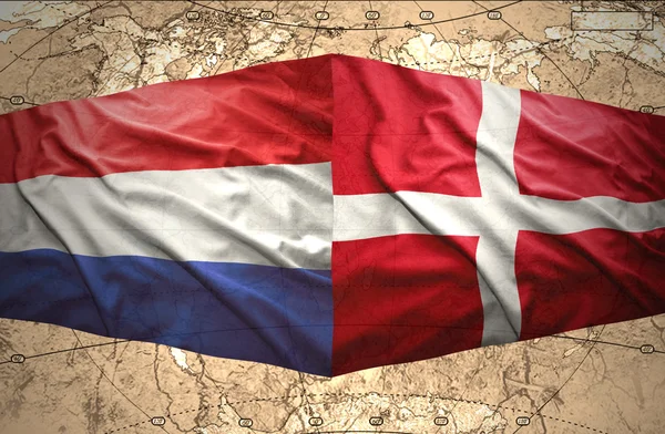 Danmark och Nederländerna — Stockfoto