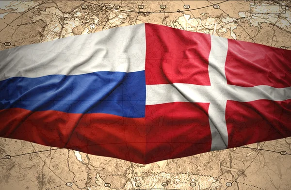 Denmark and Russia — Stock Photo, Image