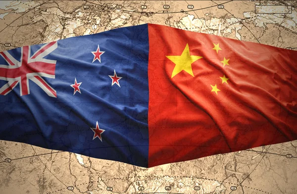 ニュージーランド、中国 — ストック写真