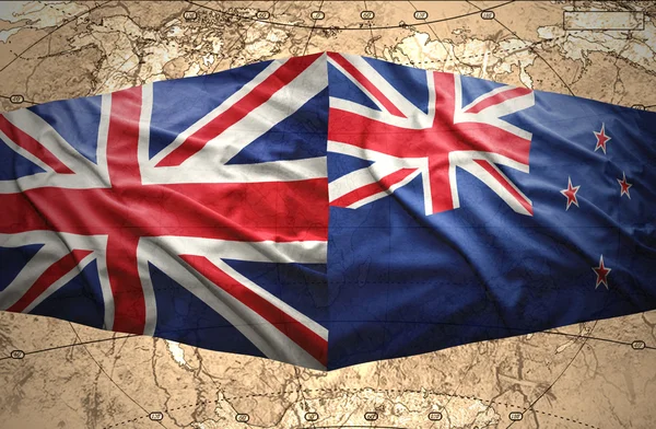 New Zealand and United Kingdom — Stock Photo, Image