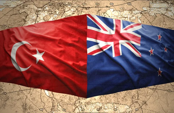New Zealand and Turkey — Stock Photo, Image