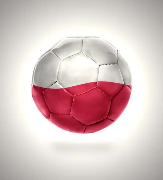 Polska fotboll — Stockfoto