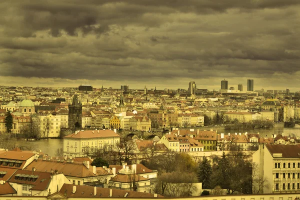 Telhados de Praga — Fotografia de Stock