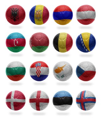 Avrupa Futbol. gelen kolaj bir-f