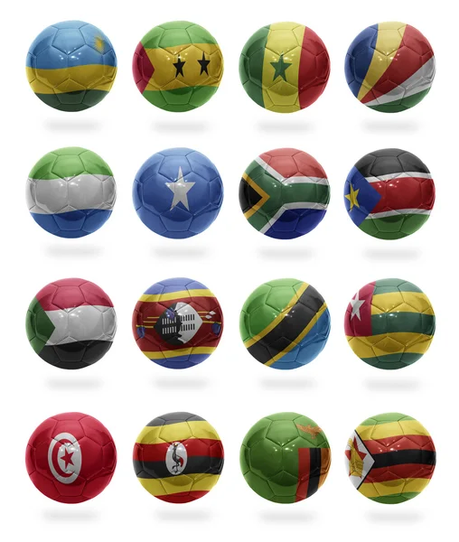 African Football  from R to Z — Stock Photo, Image