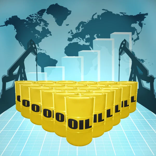 The price of oil — Stock Photo, Image