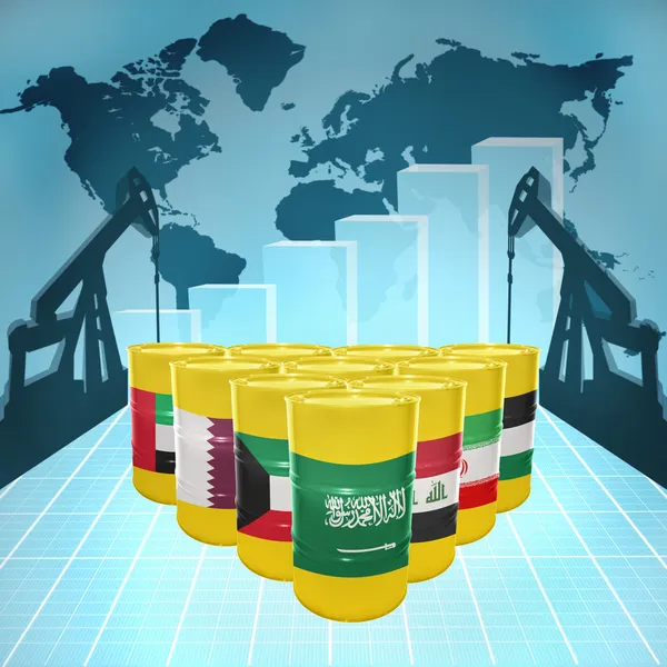 Ближневосточная нефтяная держава — стоковое фото