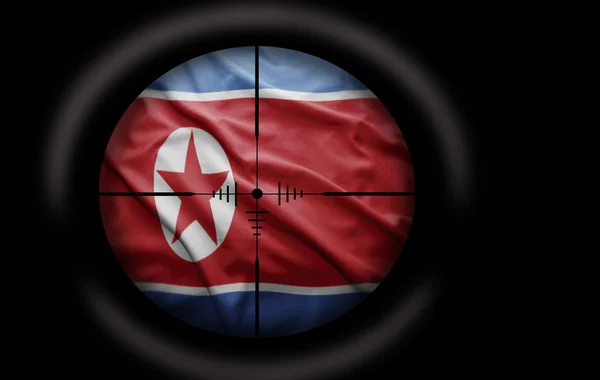Noord-korea doel — Stockfoto