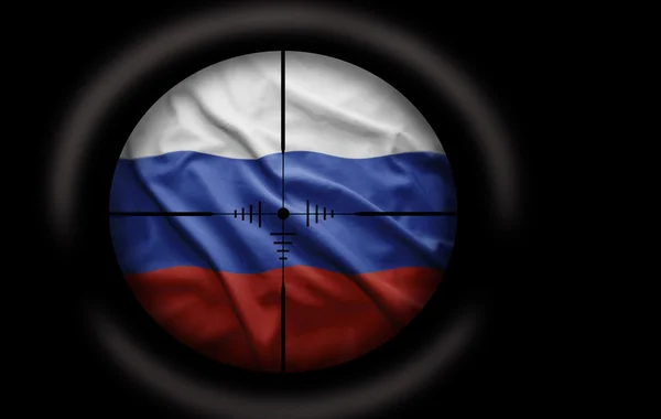 Russische doel — Stockfoto