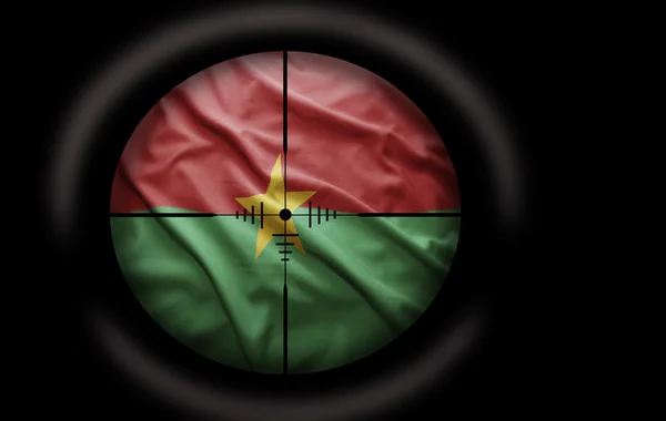 Burkina Faso Target — Stock Photo, Image