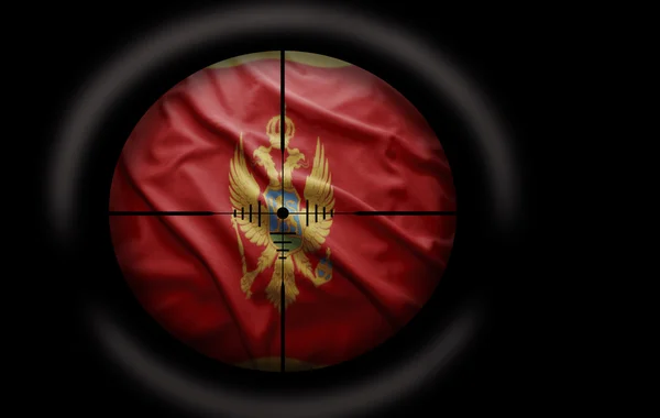 Montenegrin Target — Stock Photo, Image