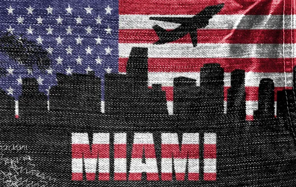Vista sulla città di Miami — Foto Stock
