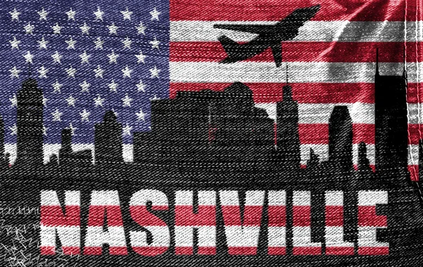 Vista della città di Nashville — Foto Stock