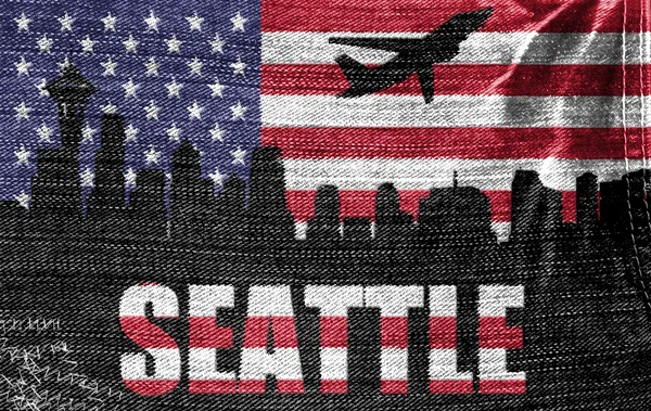 Seattle staden — Stockfoto