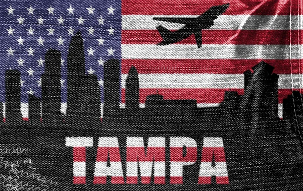 Veduta della città di Tampa — Foto Stock