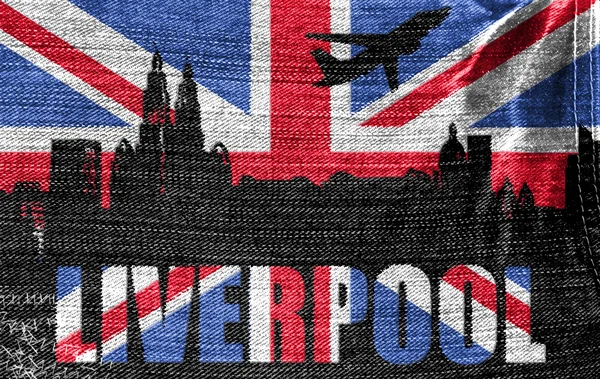 Widok z liverpool — Zdjęcie stockowe