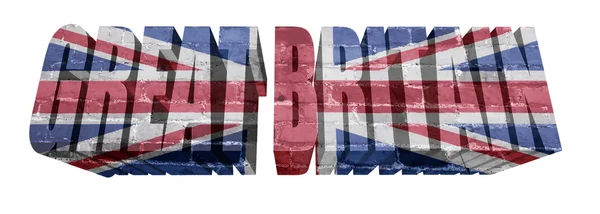 Great Britain Word — Stock Photo, Image