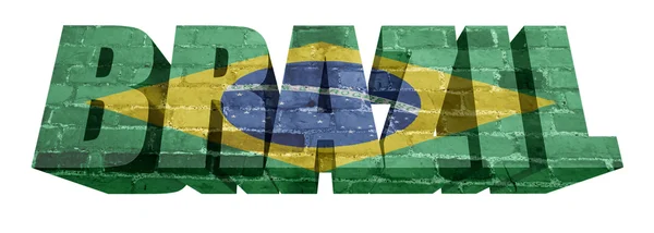 Brazil Word — Stock Photo, Image