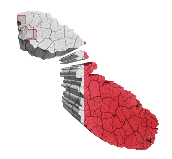 Mapa maltês — Fotografia de Stock