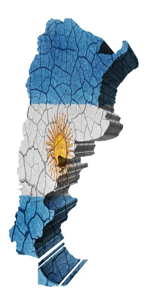 Mapa argentino — Fotografia de Stock