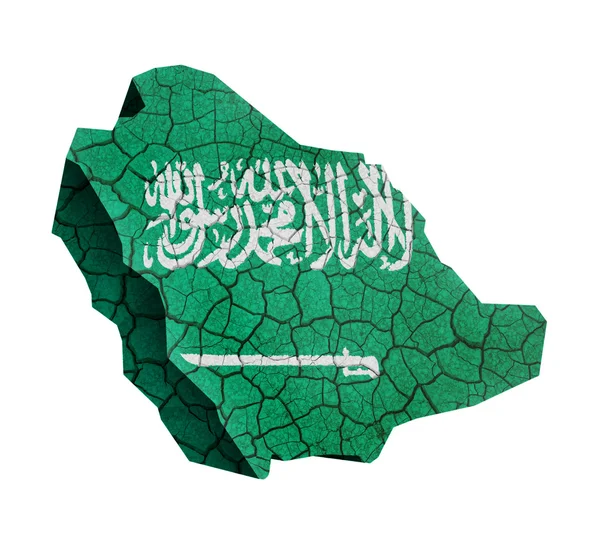 사우디 아라비아 지도 — 스톡 사진