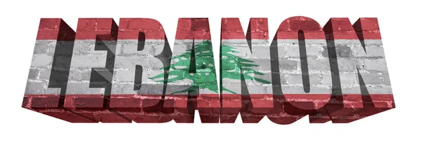 Lebanon Word — Stock Photo, Image