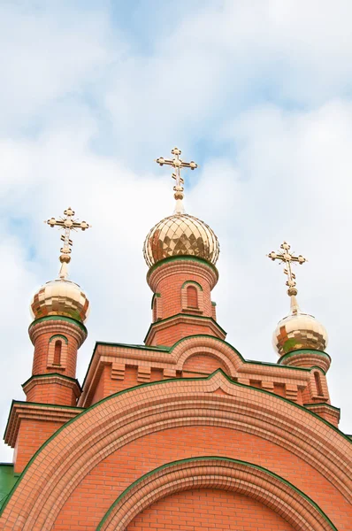 Kiev Heilige bescherming holosiivska woestijn. Oekraïens orthodoxe chur — Stockfoto