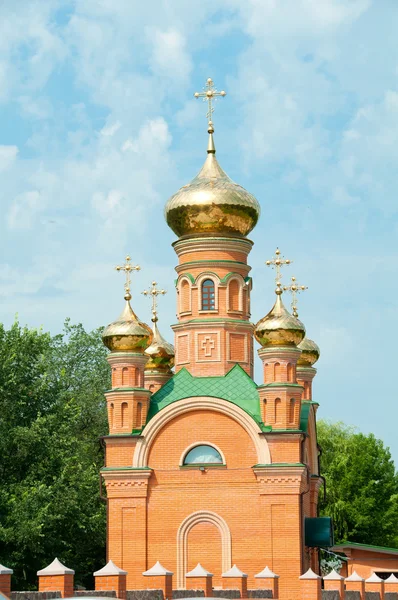 Kiev Santa Proteção Deserto de Holosiivska. Chur ortodoxo ucraniano — Fotografia de Stock