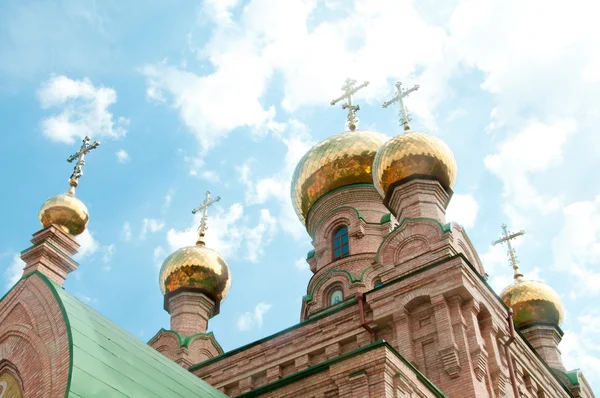 Kiev heiligen Schutz holosiivska Wüste. Ukrainisch-orthodoxer Chur — Stockfoto