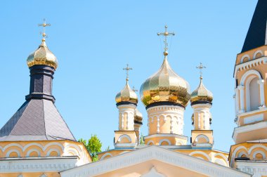 Kiev ve din. şefaat solomenko üzerinde kutsal kilise.