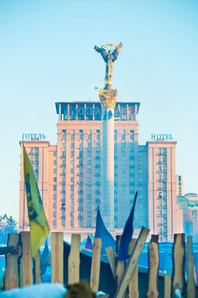 Oekraïne, kiev maidan barricades. — Stockfoto