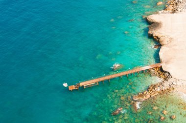 fethiye, Türkiye'nin açılış teknede paraşüt üzerinden görüntülemek.