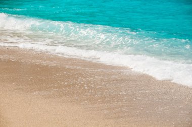 deniz kıyısı, dalgalar ve sandy beach