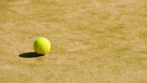 Tennis court  with balls