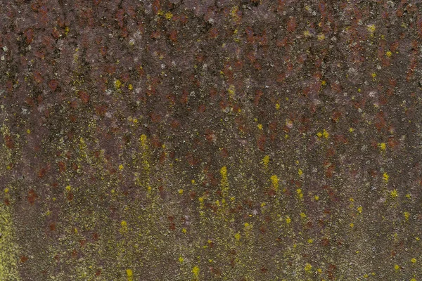 Painted Iron Surface Large Rusty Black Spot Metal Corrosion Old — Stock Photo, Image