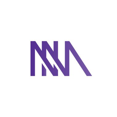 İşiniz için NM Logosu Basit Kavram