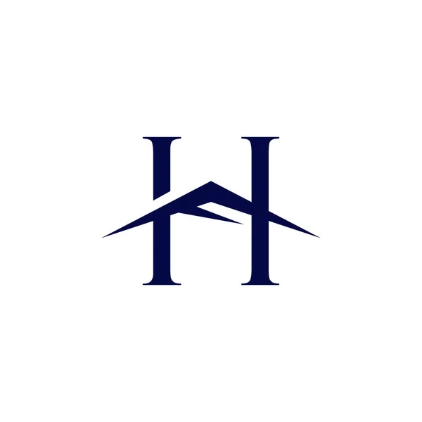 H山标志适合初始标志或公司标志设计 — 图库矢量图片