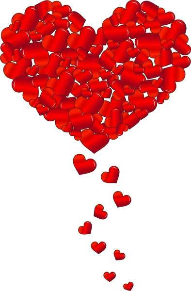 De dag van Valentijnskaarten liefde — Stockfoto