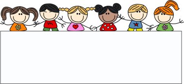 karışık etnik mutlu çocuk