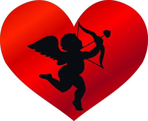 Love amor arrow valentines day — Stock Vector